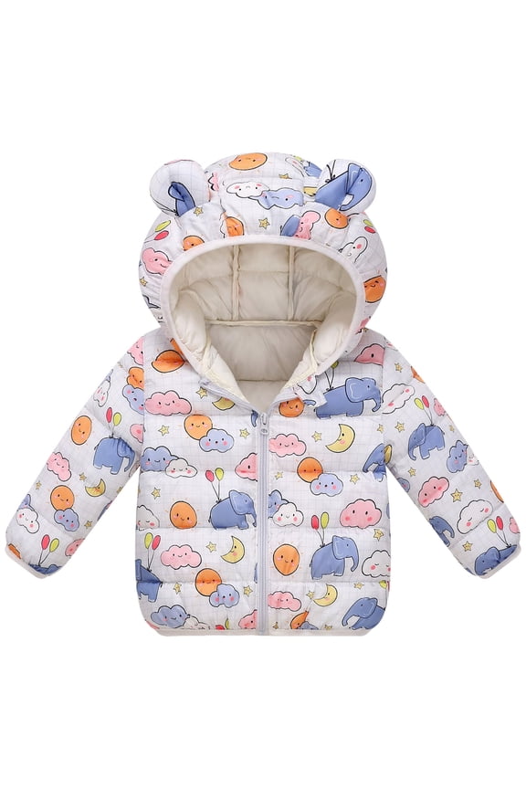Girls Winter Coats Toddler Winter Jacket Baby Boy Coat Light Boys Coats Girls Snow Fleece Jackets 2T 3T (Light Blue,2-3 Years)