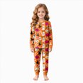 thumbnail image 1 of Kogui Halloween Pjs Kids 2-Piece Cute Ghost Pumpkin Print Soft Sleepwear Set Long Sleeve Kids Pjs 2T 3T (Gold,2-3 Years), 1 of 7