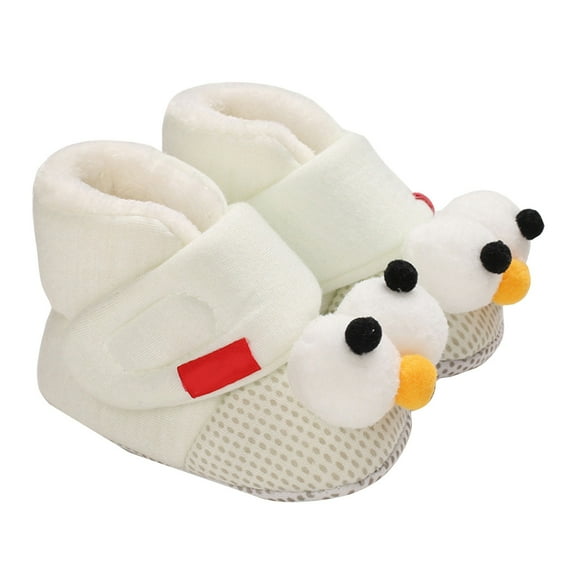 Kogui House Slippers for Toddler Girls Toddler House Slippers - Boys & Girls Winter Kids Indoor Home Shoes - Warm Socks Size 12 (Yellow,Little Kids 12)