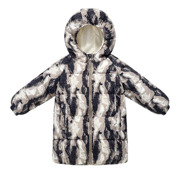 Kogui Jackets for Boys Toddler Down Jacket Hooded Windproof Snow Winter Coat Outwear 2T 3T (Camouflage,2-3 Years)