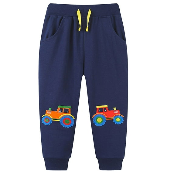 Kogui Joggers for Boys Boys Sweatpants - Stretch Activewear Boys Joggers Athletic Pants Size 7-8 (Navy,7-8 Years)