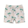 thumbnail image 1 of Kogui Kids Bathing Suits Boys Boys Swim Trunks with Compression Liner 4-Way Stretch Quick Dry Bathing Suit Toddler Beach Shorts 0 6 Months (Light Pink,0-6 Months), 1 of 4