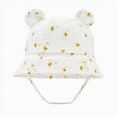 thumbnail image 1 of Kogui Kids Hats Boys Bucket Hat for Boys and Girls Travel Holiday Beach Sun Kids Bucket Hats 3 12 Months (Beige,3-12 Months), 1 of 6