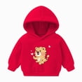 thumbnail image 1 of Kogui Kids Hoodies Boy Kids Sweatshirt Boys Hooded Pullover Hoodies 5T 6T (Red,5-6 Years), 1 of 4