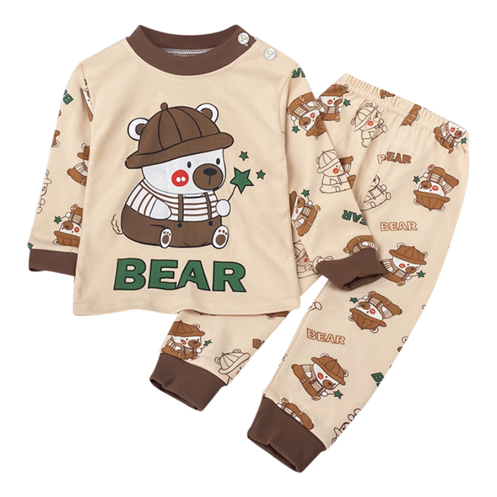 Kogui Kids Pajamas Baby Boys Girls Pajama Set Kids Toddler Snug fit ...