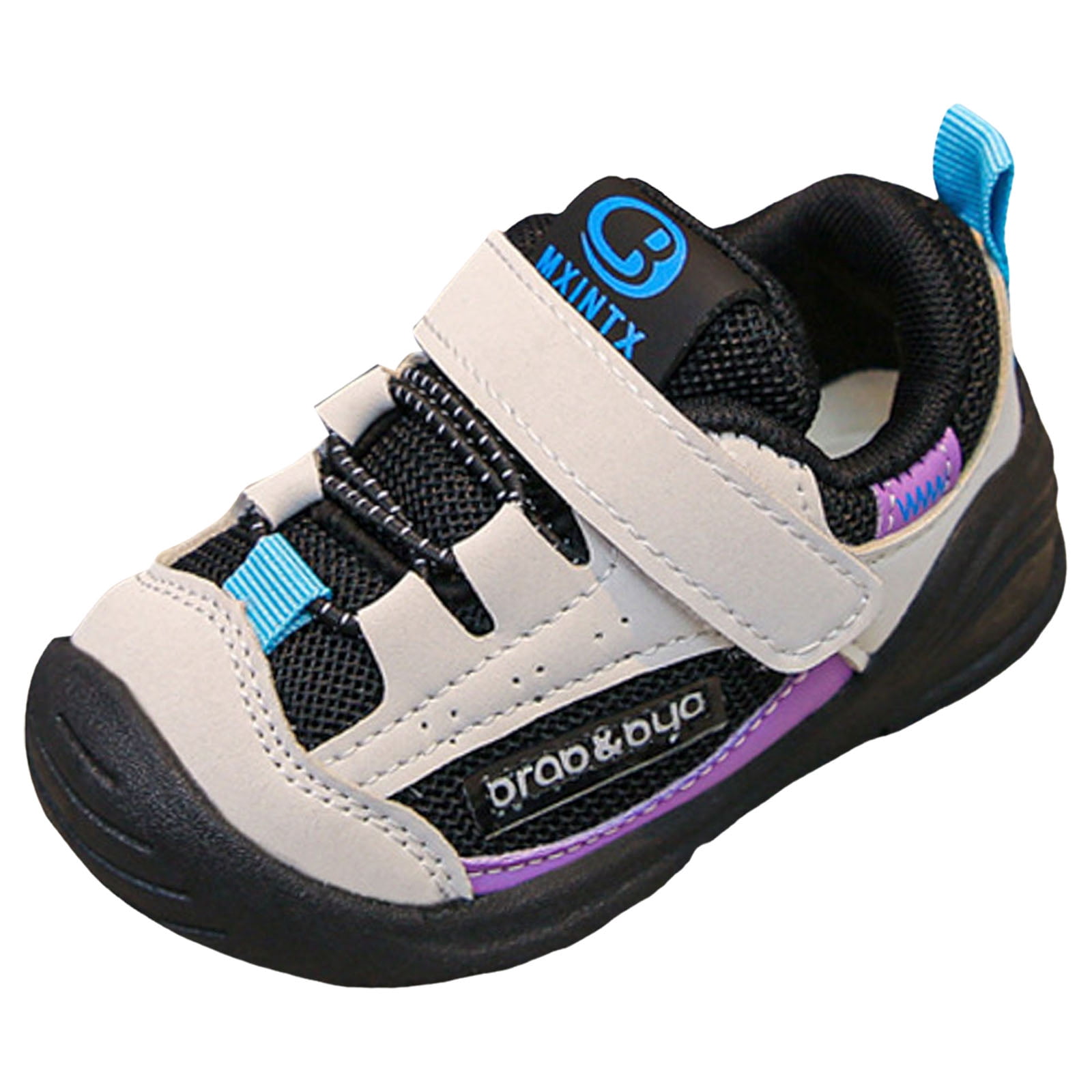 Kogui Kids Shoes Boys Kids Shoes Youth Boys Shoe Lightweight Breathable Non Slip Size 4 (Black, 4)