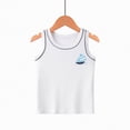 thumbnail image 1 of Kogui Kids Tank Tops Fun Cute Boys Tank Tops Baby Toddler Undershirts Kids Tees Sleeveless Tank Tops Shirts 3T 4T (White,3-4 Years), 1 of 3