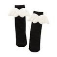 thumbnail image 1 of Kogui Knee High Socks for Girls Uniforms Girls Knee High Socks Stripe Seamless Toe Kids School Uniform Socks Over The Knee Socks for Girls Boys Size 5-15 (Black,5-15 Years), 1 of 4