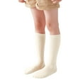 thumbnail image 1 of Kogui Knee High Socks for Girls Kids Toddler Soccer Socks Knee High Tube long Socks Uniform Socks for Boys Girls Size 1-12 (White,1-12 Years), 1 of 5