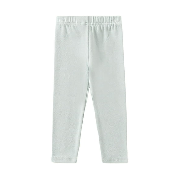 Kogui Legging Girls Toddler and Baby Girls Leggings Pants Full Length Cotton Basic Leggings Stretchy Soft Leggings Tights Pants Size 4T 5T (Blue,4-5 Years)