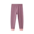thumbnail image 1 of Kogui Leggings for Toddler Girls Kids Girls Fall Fashion Stretch Leggings Comfortable Bottoms Size 3T 4T (Purple,3-4 Years), 1 of 3