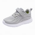 thumbnail image 1 of Kogui Little Girls' Sneakers Kids Shoes, Girls Sneakers Lightweight Athletic Walking/Running Shoes Size 11.5 (Grey,Little Kids 11.5), 1 of 9