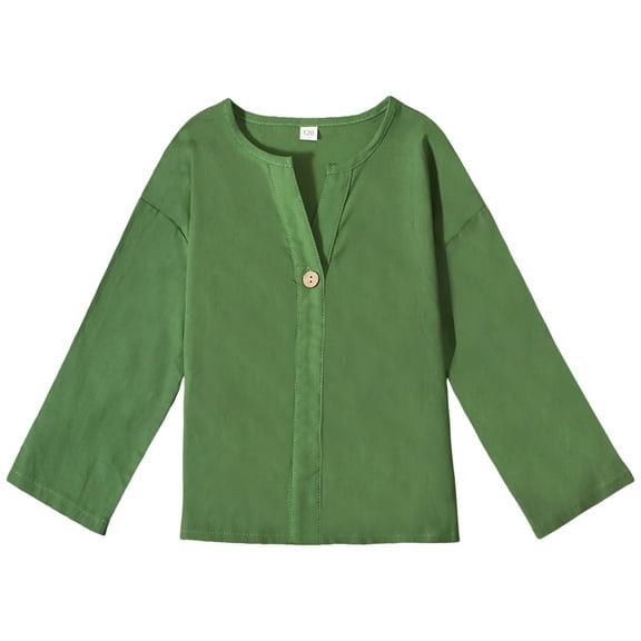 Kogui Long Sleeve Tees for Teens Girls Cute Shirts Lace Embroidered Long Sleeve Tops Fall Fashion Knit Crewneck Blouses Size 11-12 (Green,11-12 Years)