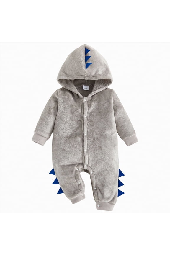 Newborn Boy Clothes Newborn Baby Boy Girl Clothes Outfits Neutral One Piece Romper 0 3 6 9 12 18 24 Months (Grey,12-18 Months)