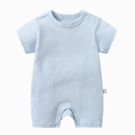 Kogui Newborn Romper Boys for Summer Newborn Infant Baby Boy Summer Outfit Fishing Sleeveless Romper Jumpsuit One Piece Clothes 0 3 6 9 12 18 24 Months (Light Blue,6-9 Months)
