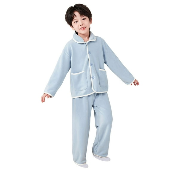 Kogui Pajamas for Boys Boys' Comfort Fit Printed PJ Set - Classic Sleepwear for Everyday Use Size 5T 6T (Blue,5-6 Years)