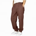 thumbnail image 1 of Kogui Pants for Boys Slim Boys Cargo Pants Kids Stretch Hiking Pants Casual Elastic Waist Youth Cargo Joggers with Pockets Size 13-14 (Coffee,13-14 Years), 1 of 4
