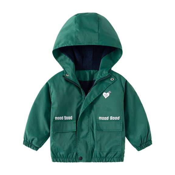 Kogui Raincoat for Boys Toddler Kids Baby Boys Girls Camouflage Zip Windproof Jacket Trench Lightweight Kids Children's Winter Coats Size 4T 5T (A,4-5 Years)