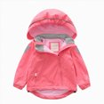 thumbnail image 1 of Kogui Raincoat for Girls Girls Plush Warm Jacket Hooded Soft Fleece Kids Winter Coat with Zipper and Pockets for Toddler Little Girls Sizes 12M-8Y (Pink,7-8 Years), 1 of 3