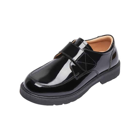 Kogui School Shoes for Boys Boys Derby Formal Dress Shoes Lace Up Wedding Prom Footwear Size 13.5 (Khaki,Little Kids 13.5)