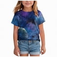 thumbnail image 1 of Kogui Shirts for Teen Girls Girls Shirt Crop Tops Short Sleeve Summer Drop Shoulder Sleeve Crewneck Loose T Shirt Tee Size 8-9 (Purple,8-9 Years), 1 of 4