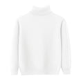 thumbnail image 1 of Kogui Sweater for Toddler Baby Boy Baby Boy Knit Sweater Outfit Little Lil Brother Long Sleeve Letter Embroidery Top Sweatshirt Fall Clothes Size 3T 4T (White,3-4 Years), 1 of 5