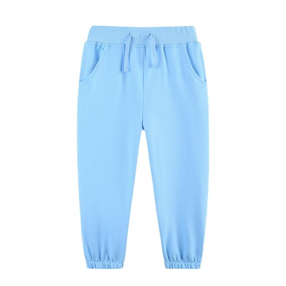 Kogui Sweatpants for Girls Girls Joggers Casual Sweatpants Kids Athletic Lounge Joggers Boys Active Running Pants 5T 6T (Blue,5-6 Years)