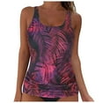 thumbnail image 1 of Kogui Tankini Tops For Women Only Athletic Swim Top Modest Tankini Swimsuit No Bottom (Multicolour,L), 1 of 8
