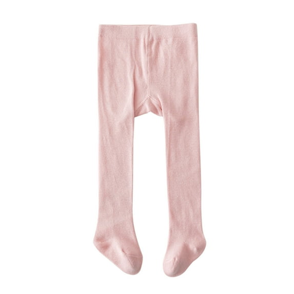 Kogui Tights Toddler Tights for Girls Toddler Dance Tight Footed Kids Leggings Baby Elastic Stocking for Girls Size 0 9 Months (Pink,0-9 Months)