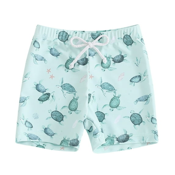 Kogui Toddler Bathing Suit Toddler Baby Boy Girl Swim Trunks Striped Print Swimming Shorts Board Shorts Beachwear Swimsuit Infant Bathing Suit 12 18 Months (Light Blue,12-18 Months)