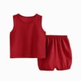 thumbnail image 1 of Kogui Toddler Boy Clothes Sets Toddler Baby Boy Clothes Little Dude Shirt Summer Spring Shorts Set Cute Mama Daddy Boy Outfit 2T 3T (Brick Red,2-3 Years), 1 of 3