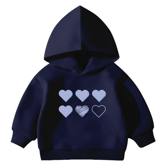 Kogui Toddler Boy Hoodies Crew Hooded Sweatshirt, and Toddler Kids Hoodie Size 2T 3T (Navy,2-3 Years)