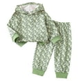 thumbnail image 1 of Kogui Toddler Boy Sweat Suits Sets Boys’ Sweatsuit Set - 2 Piece Fleece Pullover Hoodie and Jogger Sweatpants 6 9 Months (Green,6-9 Months), 1 of 9