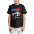 thumbnail image 1 of Kogui Boys 4th of July Shirts American Flag T-Shirts Kids Patriotic Independence Day Memorial Day Tops Tees (Black,11-12 Years), 1 of 4