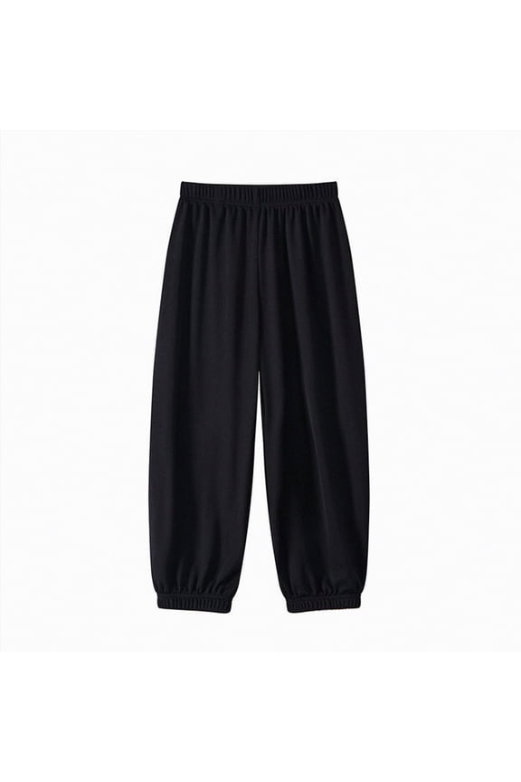 Toddler Boys Bloomer Jogger Pants Boys Baggy Cargo Pants Casual Loose Fit Parachute Pant Fashion Harem Joggers Trousers with Pockets 18 24 Months (Black,18-24 Months)