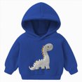 thumbnail image 1 of Kogui Toddler Boys Hoodie Boys Hoodies Sweatshirts Casual Long Sleeve Pullover 3T 4T (Blue,3-4 Years), 1 of 7