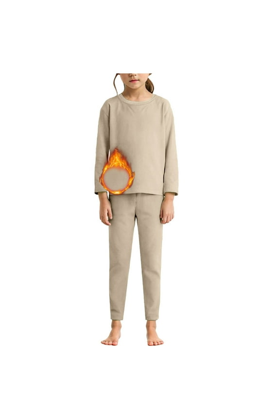 Toddler Boys Pajamas Boys' Cartoon Print Pajama Set Cotton Comfort Size 9 12 Months (Beige,9-12 Months)