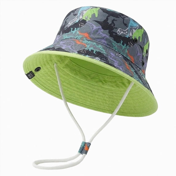 Kogui Toddler Girl Hat Girls Sun Hat for Kids UV Protection Summer Hat Beach Play Hats Wide Brim Neck Flap for Girls Hat 3T 8T (Green,3-8 Years)