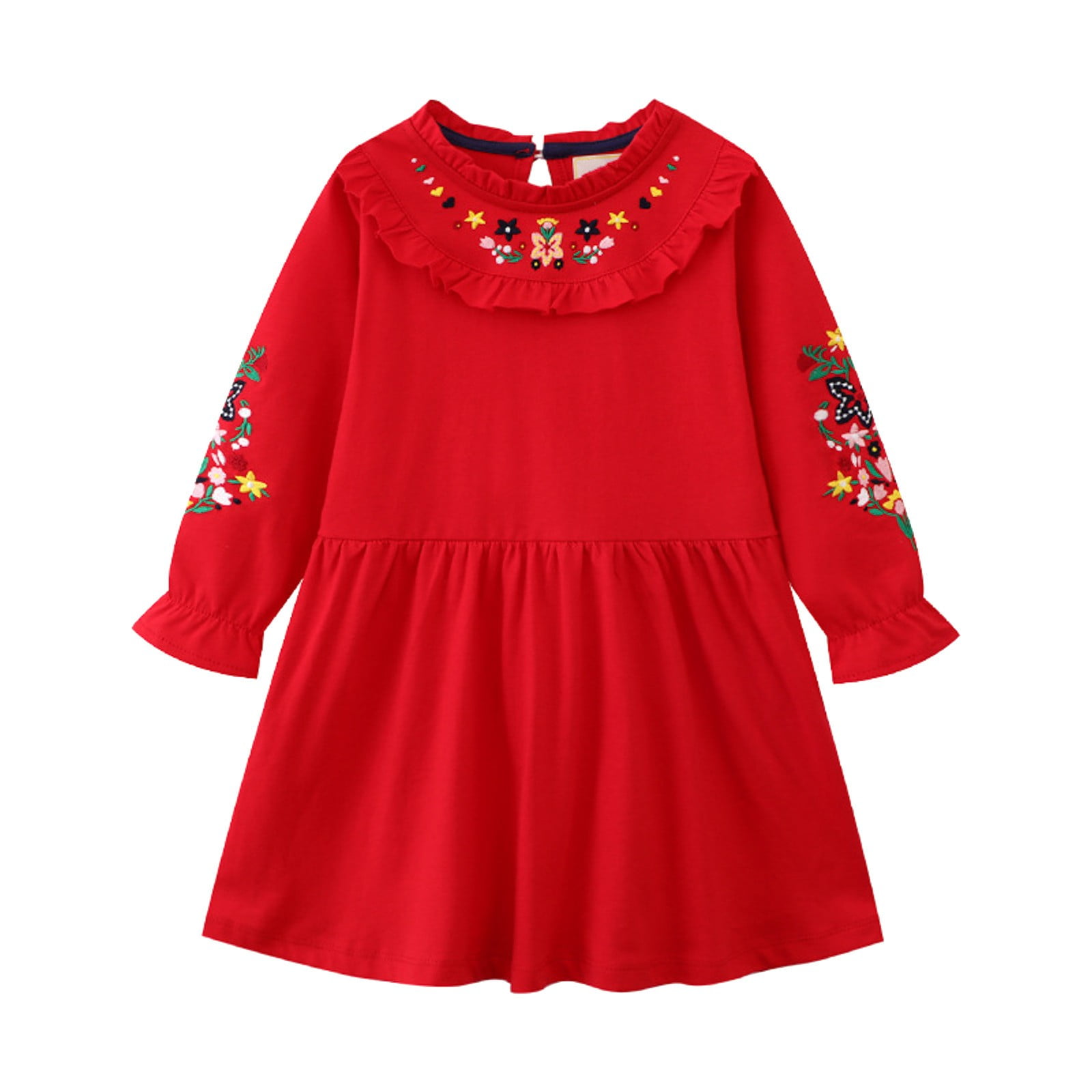 Toddler Girl Long Sleeve Dress Winter 5t Dresses 3t Christmas Dress Hipea Toddler Girl Long Toddler Girl Long Sleeve Dress Winter 5t Dresses 3t Christmas Dress Hipea Toddler Girl Long
