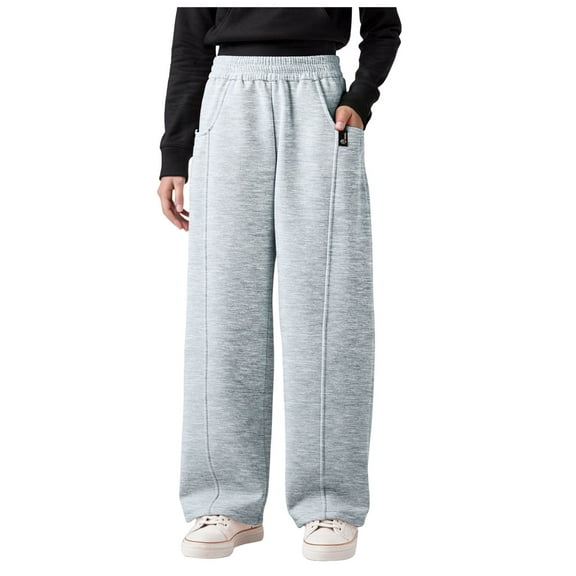 Kogui Toddler Girl Pants Girls Sweatpants - Soft Athletic Girls Jogger Pants Activewear 3T 4T (Grey,3-4 Years)