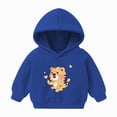thumbnail image 1 of Kogui Toddler Hoodie Boys Boys Hoodies Long Sleeve Hoodie Kids Soft Hooded Sweatshirts Baggy Pullover Top 5T 6T (Blue,5-6 Years), 1 of 4