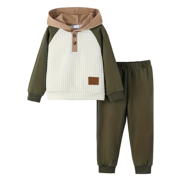 Kogui Toddler Outfits for Boys Boys Sweatsuits Kids Active Hoodie Sweatershirt and Jogger Sweatpants 2T 3T (AG,2-3 Years)