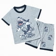 thumbnail image 1 of Kogui Toddler Pajamas for Boys Summer 2-Pieces Baby Pajama Sets with Cotton Snug Fit Pjs for Girls Boys Toddler Kids Supersoft & Stretchy 4T 5T (Dark Gray,4-5 Years), 1 of 9