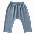 thumbnail image 1 of Kogui Toddler Pants Boys Boys Cargo Pants, Casual Open Bottom Relaxed Fit Drawstring Pants 4T 5T (Light Blue,4-5 Years), 1 of 7