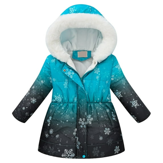 Kogui Toddler Puffer Jacket Baby Toddler Boys Girls Winter Down Coats with Hoods Size 4T 5T (Black,4-5 Years)