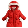 thumbnail image 1 of Kogui Toddler Winter Coats Baby Girls Boys Winter Coats for Toddlers Lightweight Puffer Jacket Kids Down Alternative Outerwear Size 3T 4T (Red,3-4 Years), 1 of 5