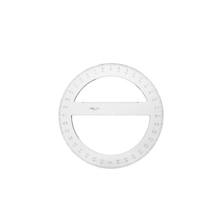 Koh-I-Noor 360-Degree Circular Protractor, 10" Diameter, 1 Each
