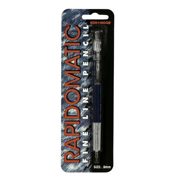 Koh-I-Noor 9mm lead Rapidomatic Mechanical Pencil, Navy, Blister Carded, 1 Each