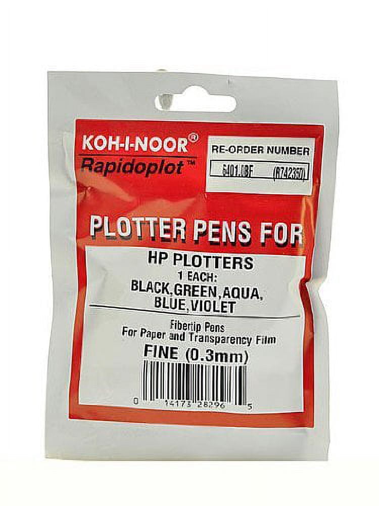 Chartpak -Koh-I-Noor Fiber Tip Plotter Pens 0.3 mm assortment India | Ubuy