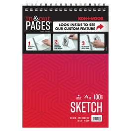 9 x 12 Spiral-Bound Mixed Media Paper Pad Sketchbook, 60 Sheets, 98 lb (160  gsm) - 2 Pack, 9” x 12” - 2 Pack - City Market